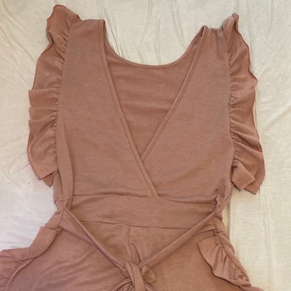 Fitted Ruffle Jumpsuit - Picture 3 of 5